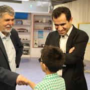 بازدید وزیر فرهنگ و ارشاد اسلامی از بخش های جدید باغ کتاب تهران