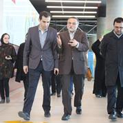 بازدید رئیس موسسه فرهنگی اکو از باغ کتاب تهران