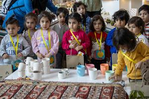 گردش گروهی و آشنایی با صنایع دستی برای کودکان/گزارش تصویری